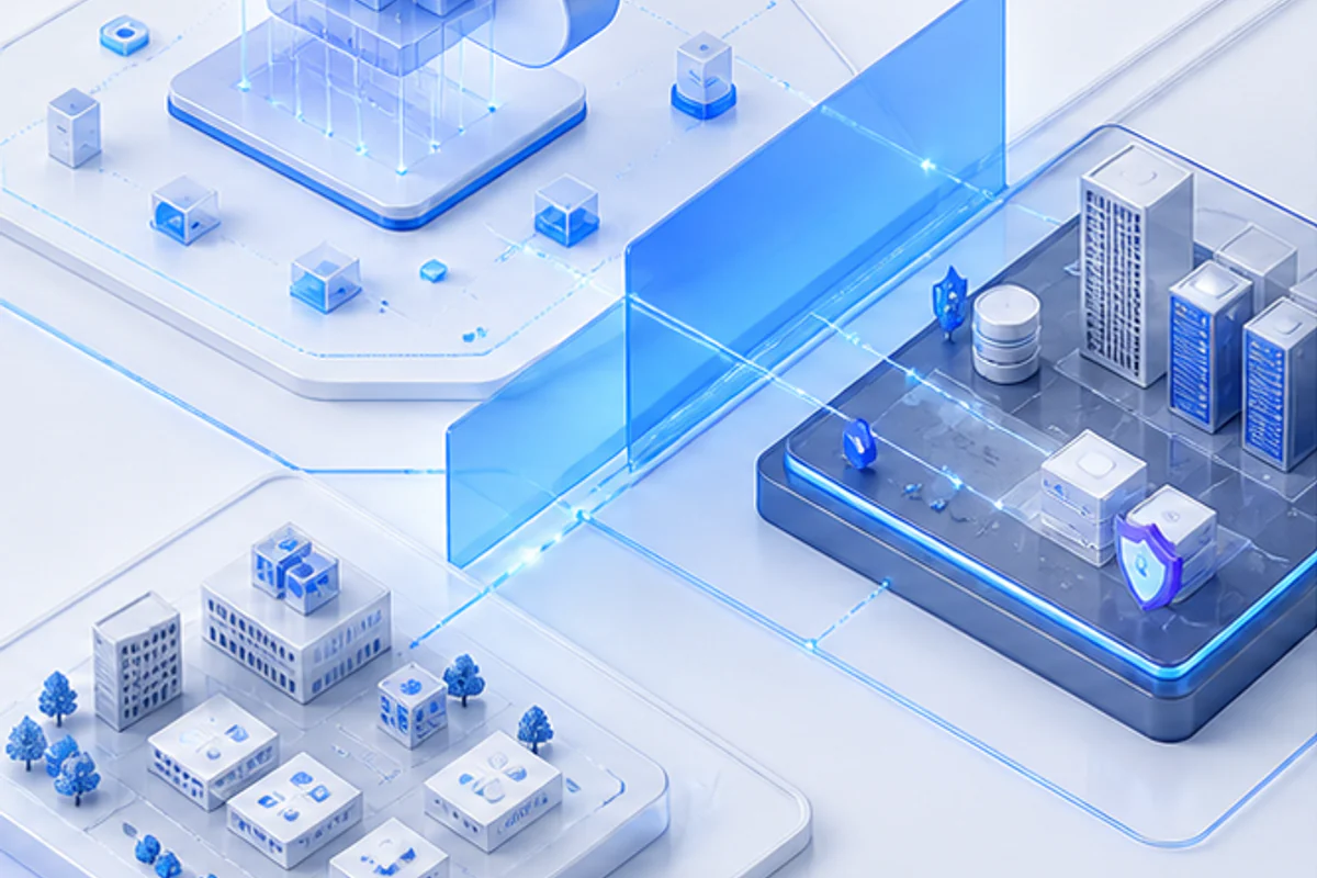 Compare public, private and hybrid cloud boundaries